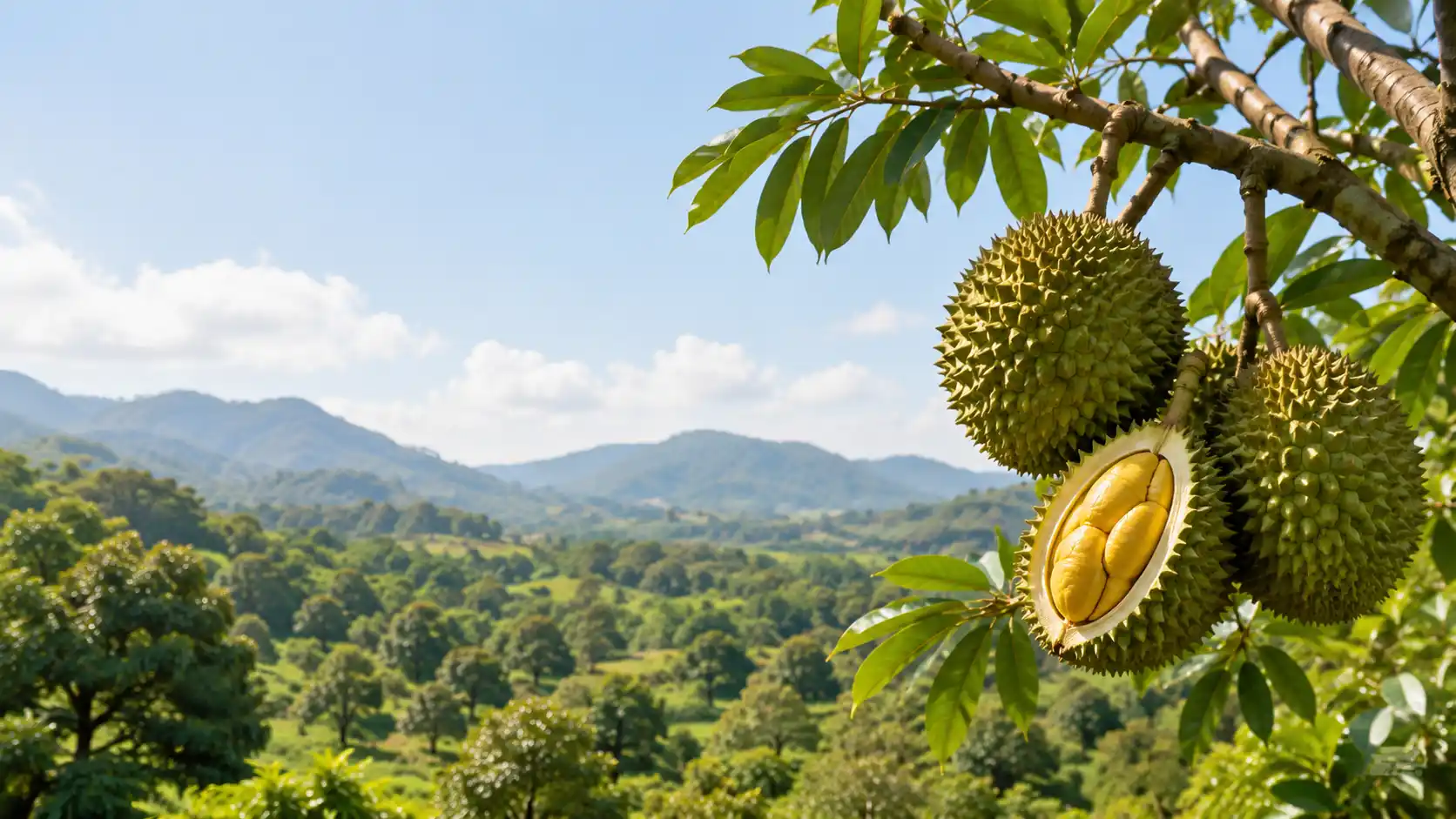 Durian plantation in Malaysia